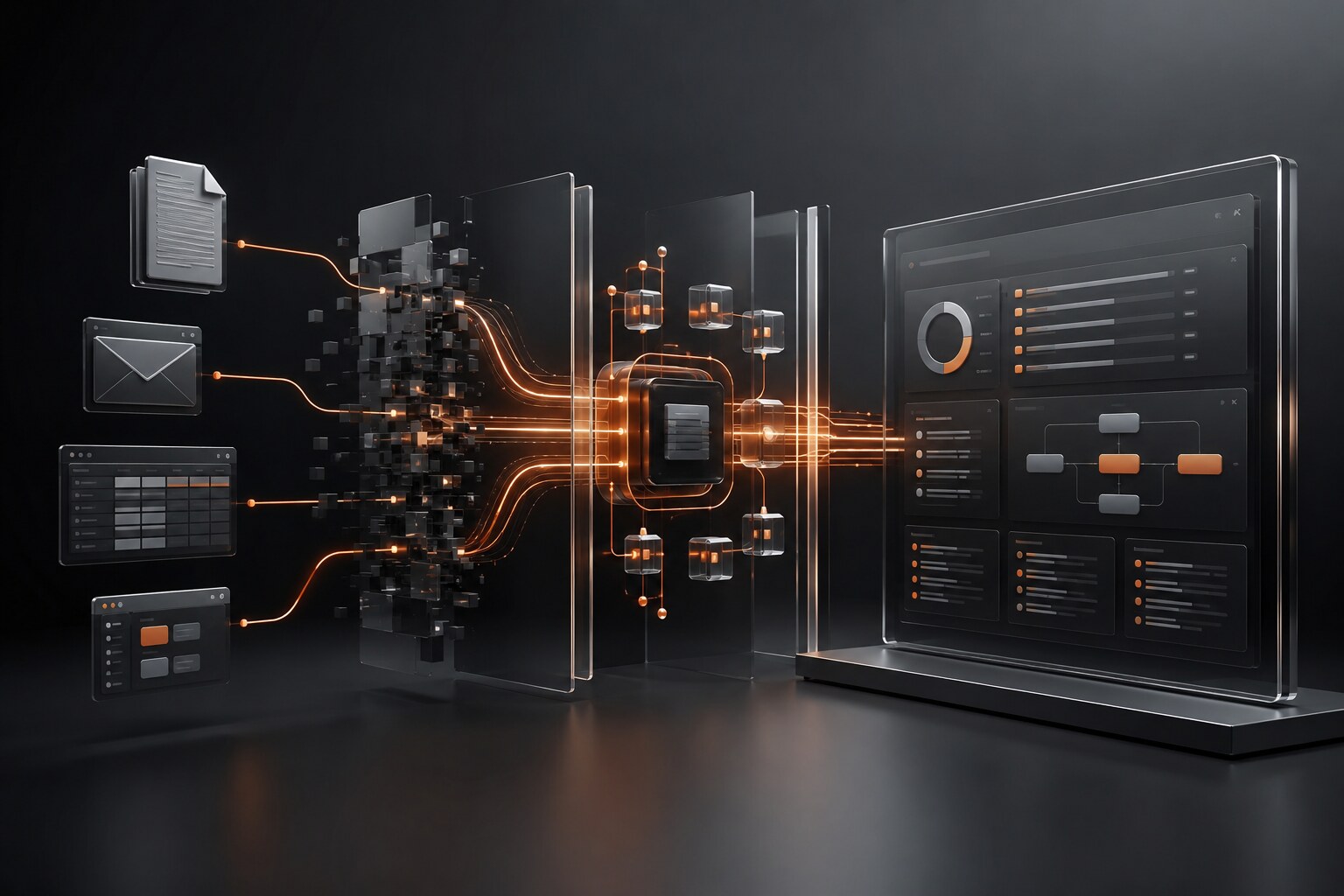 Connected business systems and automated workflows